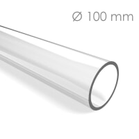 Tube Plexi PMMA Transparent diam 100 ep 3 mm
