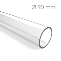 Tube Plexi PMMA Transparent diam 90 ep 3 mm