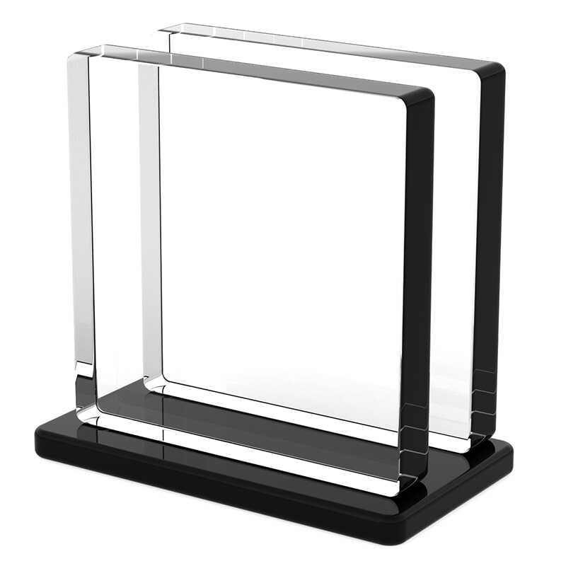 Miniature Plaque Plexiglass Transparent ep 15 mm ref : Plexiglas 0F00 - Altuglas 100-10000 - Setacryl - Perspex