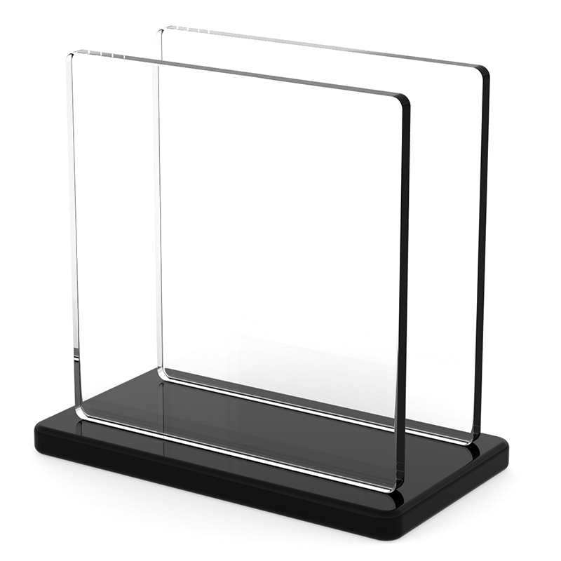 Lot De 5 Plaques En Plexiglas Transparent Adhésif 1 Face – 21x14,5 Cm X 3mm D'Épaisseur, Neuf