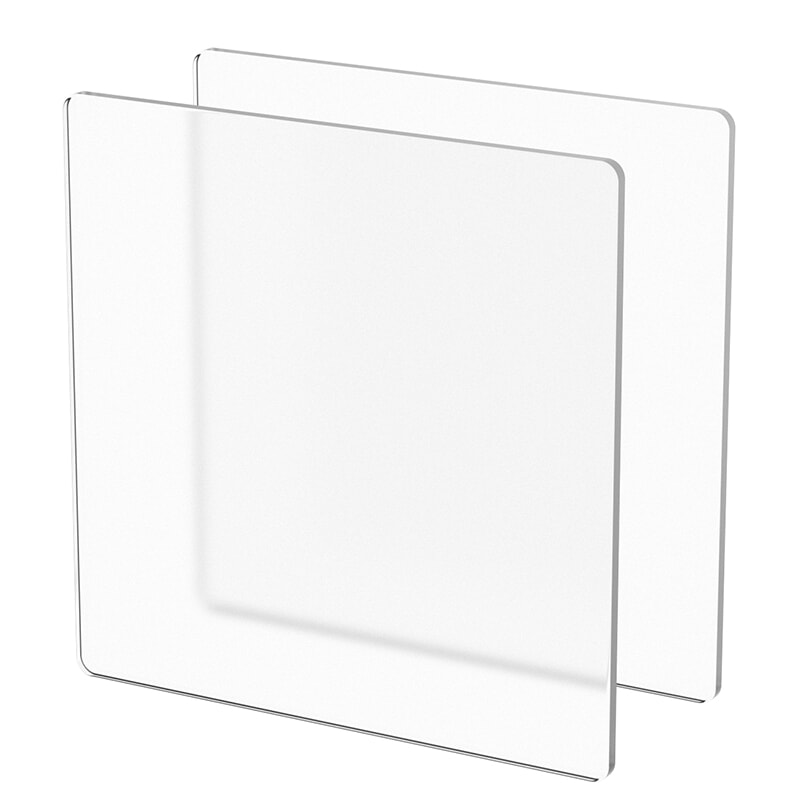 Miniature Plexiglass sur Mesure Satin Mat Incolore ep 3 mm ref : Satinice Frost