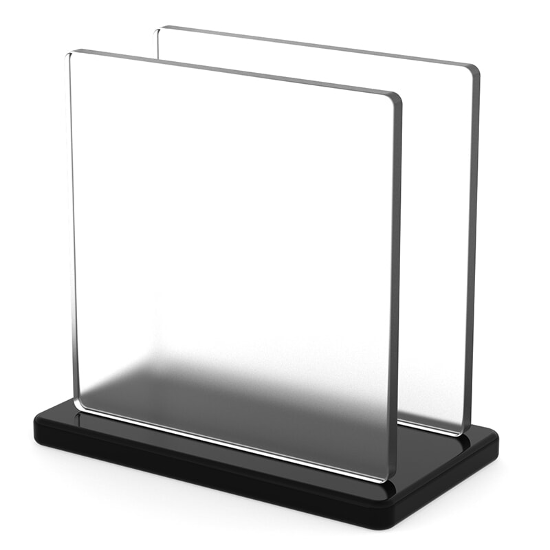 Miniature Plaque Plexiglass Satin Mat Incolore ep 5 mm ref : Altuglas 145-10000 - Satinice 0F00 - Satinglas 51000 - Frost 000