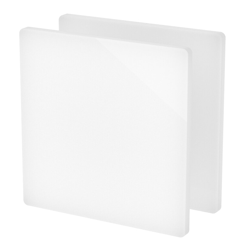 Miniature Plexiglass sur Mesure Blanc Opal ep 6 mm ref : Plexiglas WH02