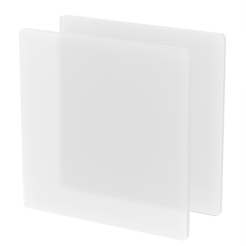 Miniature Plexiglass sur Mesure Blanc Opal Clair ep 3 mm ref : Perspex 030