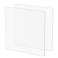 Plexiglass sur Mesure Satin Mat Blanc ep 3 mm ref : Perspex Frost 030
