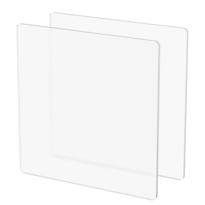 Miniature Plexiglass sur Mesure Satin Mat Blanc ep 3 mm ref : Perspex Frost 030