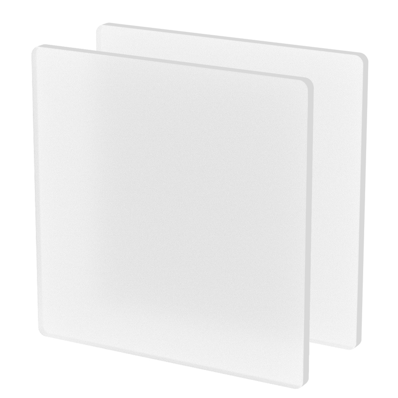 Plexiglass sur Mesure Satin Mat Blanc ep 5 mm ref : Perspex Frost 030