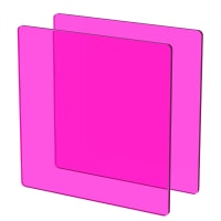 Plexiglass sur Mesure Rose Fuchsia ep 3 mm ref : Setacryl 1232