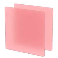 Plexiglass sur Mesure Rose mat ep 3 mm ref : Perspex Frost 4T46