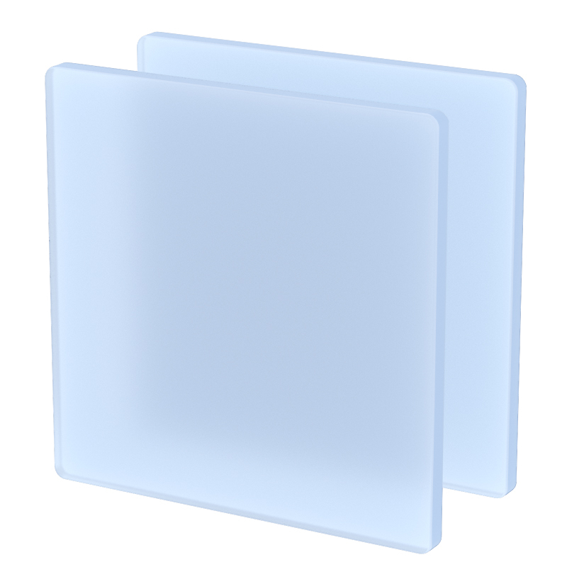 Plexiglass sur Mesure Bleu Clair Mat ep 6 mm ref : Altuglas 145 23074