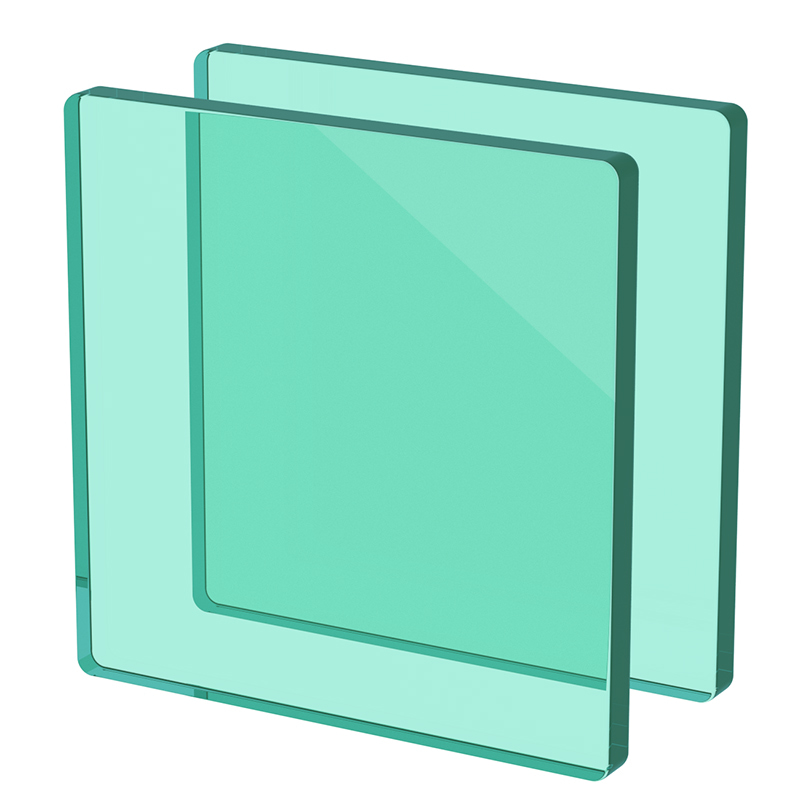 Plexiglass sur Mesure Fumé Vert ep 8 mm ref : Altuglas 100 14004