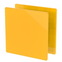 Plexiglass sur Mesure Jaune Opal ep 3 mm ref : Altuglas 100 21045