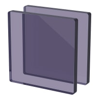 Plexiglass sur Mesure Fumé Gris ep 10 mm ref : Altuglas 100 16321