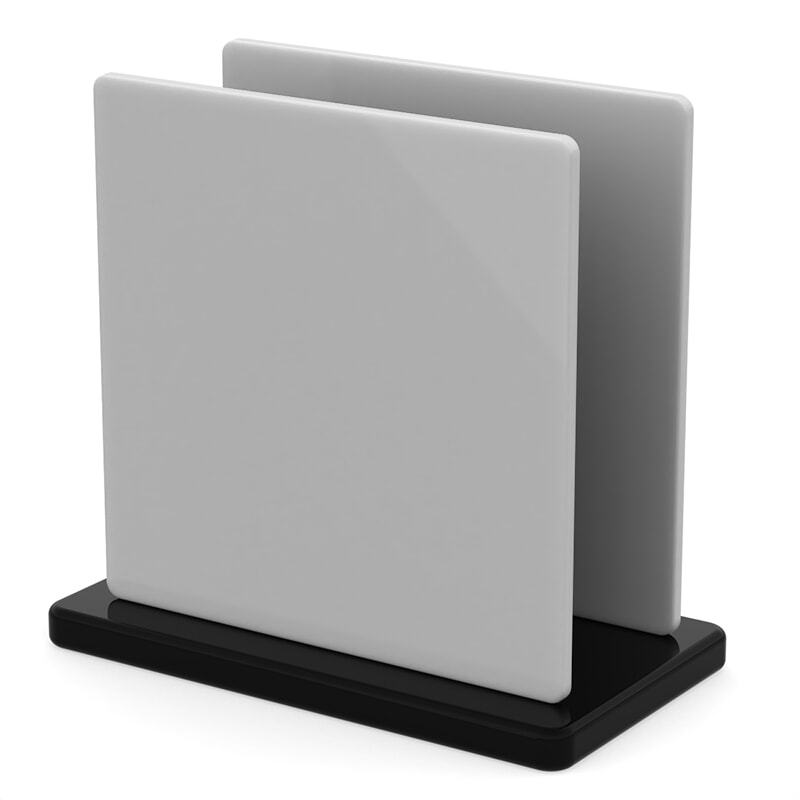 Miniature Plaque Plexiglass Gris Clair ep 3 mm ref : Perspex 9981