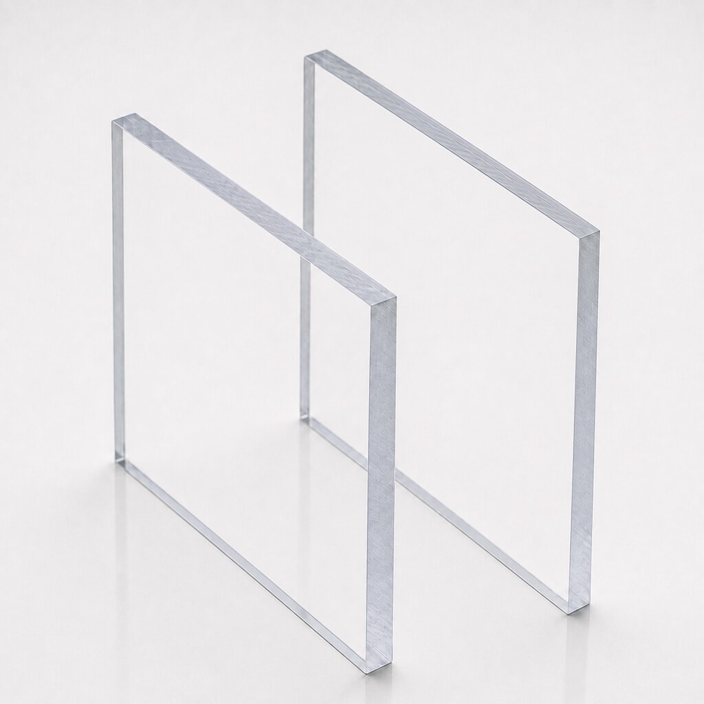 Miniature Plaque Polycarbonate Plein Transparent ep 10 mm - Lexan ou Makrolon