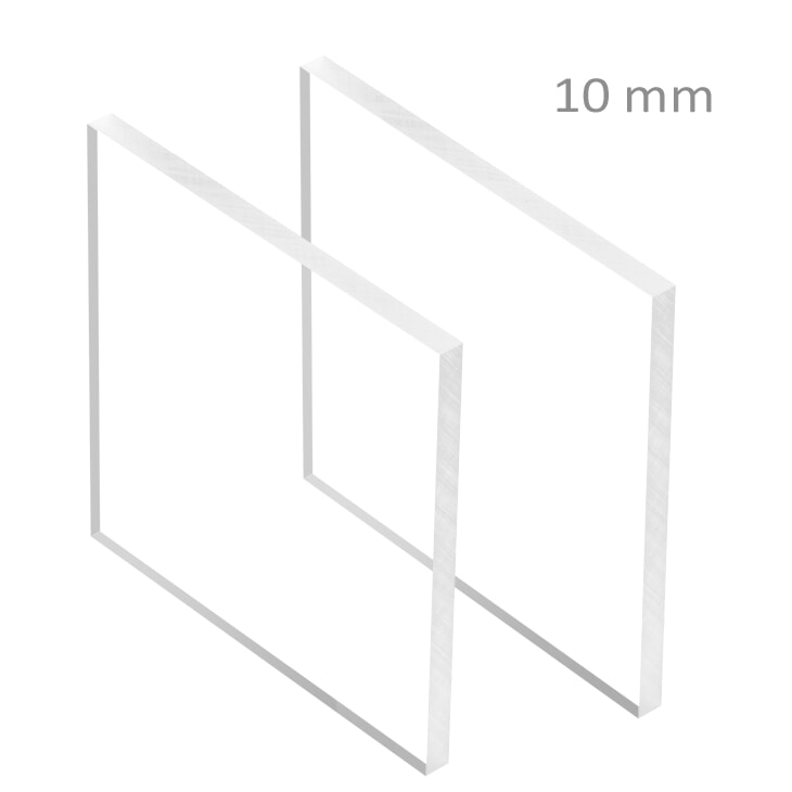 Miniature Plaque Polycarbonate UV Transparent ep 4 mm : Palsun UV 2F