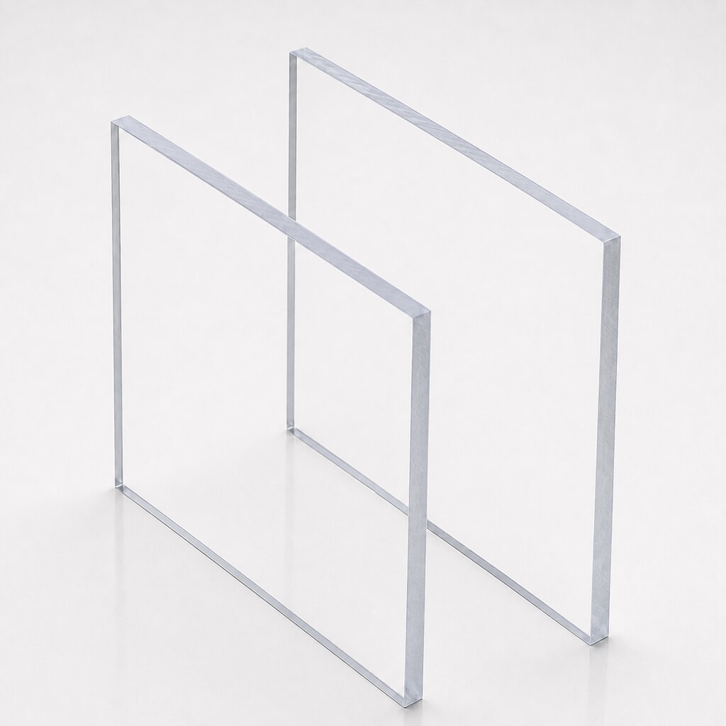 Miniature Plaque polycarbonate plein transparent ep 4mm : Makrolon