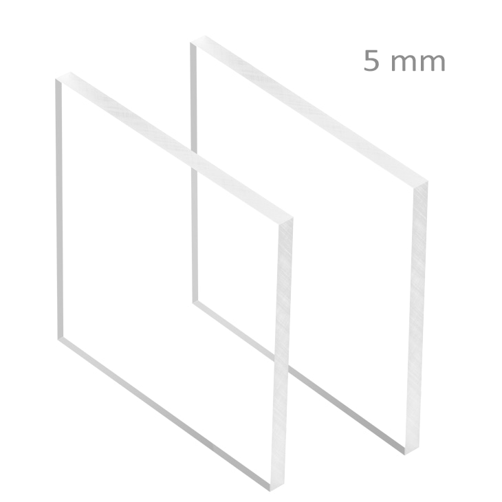 Plaque Polycarbonate Transparent ep 5 mm ref : Palsun Lexan
