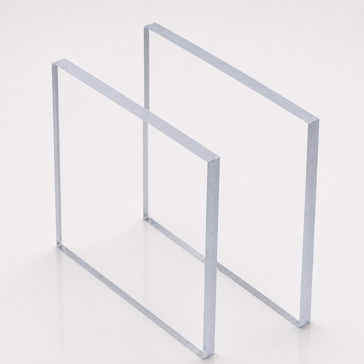 Miniature Polycarbonate plein transparent ep 6 mm