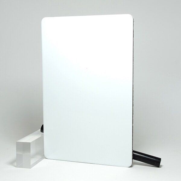 Miniature Dibond Alu Composite Blanc Ep 3 mm ref : Dibond Blanc 9016