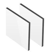 Panneau Dibond Alu Composite Blanc Ep 3 mm ref : Dibond Blanc 9016