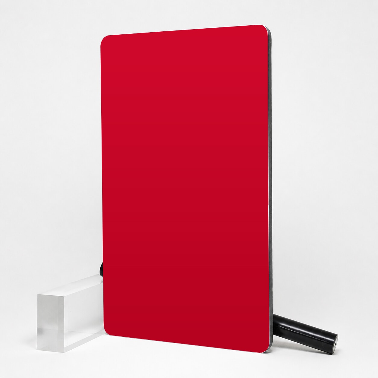 Miniature Panneau Dibond Rouge ep 3 mm sur mesure