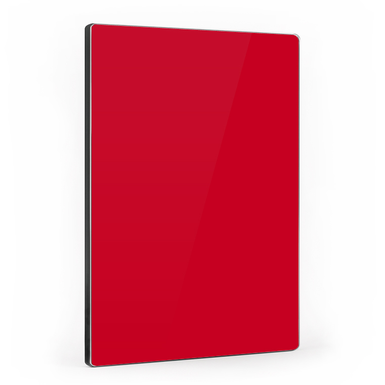 Dibond Rouge sur mesure ep 3 mm
