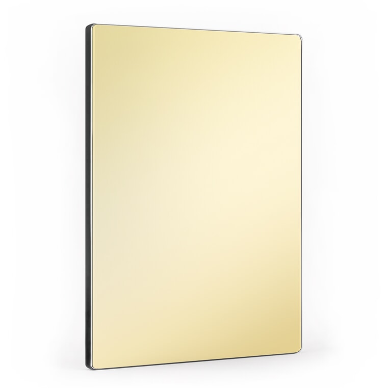 Miniature Dibond Miroir Or ep 3 mm : Dibond Miroir