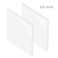 PVC Expansé Blanc Brillant ep 10 mm : KOMACEL