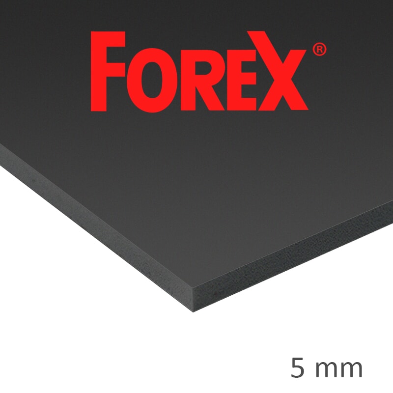 Miniature Forex Color Noir ep 5 mm