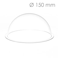 Demi Bulle Plexi Transparente diam 150 mm ref : Demi Sphère PMMA