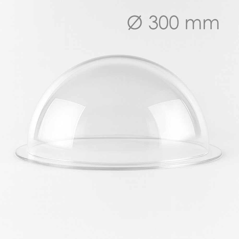 Miniature Demi Sphère Plexi Clear Qualité Optique diam 300