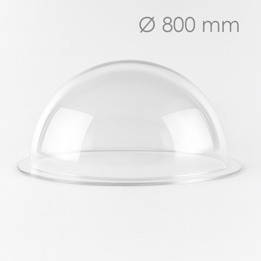 Miniature Demi Sphère Plexi Qualité optique diam 800 mm