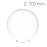 Sphère PMMA Plexi Transparent diam 300 mm
