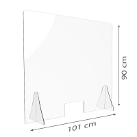 Protection Plexiglass Hygiaphone XL 101x90 cm